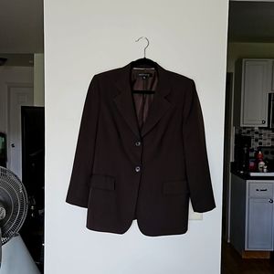 Chocolate brown women's blazer